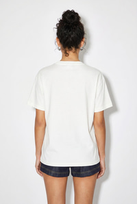 Kadın %100 Pamuk Ajur Detaylı Nakışlı Regular Basic T-Shirt ÖT261102 60286303 - Beyaz T-SHİRT modelleri