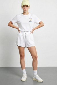 Kadın %100 Pamuk El İşi Flamingo Nakış Detaylı Premium Tasarım T-Shirt 1004 60282049 - Beyaz T-SHİRT modelleri