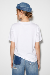 Kadın %100 Pamuk Regular Fit Bisiklet Yaka Basic T-Shirt 60382624 - Beyaz T-SHİRT modelleri