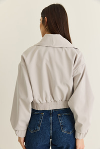 Kadın Astarlı Şal Yaka Kemer Detaylı Crop Oversize Trençkot 2825 60286547 - Taş DIŞ GİYİM modelleri