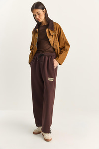 Kadın Basic Jogger Relaxed Polarlı Eşofman Altı 60283860 - Kahverengi EŞOFMAN ALTI modelleri
