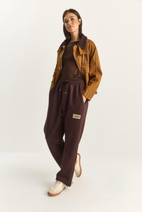 Kadın Basic Jogger Relaxed Polarlı Eşofman Altı 60283860 - Kahverengi EŞOFMAN ALTI modelleri