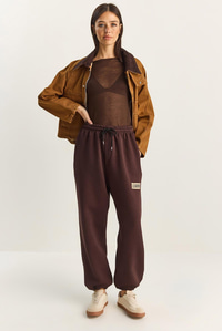Kadın Basic Jogger Relaxed Polarlı Eşofman Altı 60283860 - Kahverengi EŞOFMAN ALTI modelleri