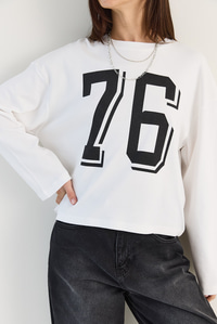 Kadın Baskı Detaylı Uzun Kollu Oversize Modal Bluz 12511 60286532 - Beyaz BLUZ modelleri