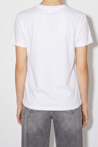Kadın Boncuk İşlemeli V Yaka Basic Regular T-Shirt 60382616 - Beyaz T-SHİRT modelleri