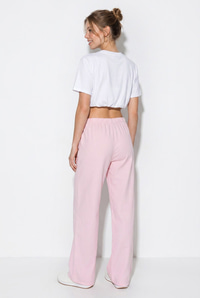 Kadın Cep Detaylı Beli Lastikli Bağlama Detaylı Yazlık Liyosel Pantolon YP5424 60283375 - Pembe PANTOLON modelleri