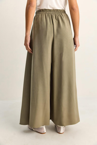 Kadın Cep Detaylı Diagonal Modal Pantolon Etek 3312 60286141 - Çağla Yeşili PANTOLON modelleri