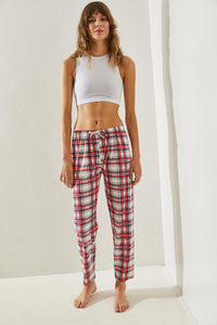 Kadın Desenli Pijama Altı 60251159 - Lacivert-Kırmızı EŞOFMAN ALTI modelleri