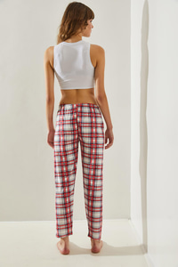 Kadın Desenli Pijama Altı 60251159 - Lacivert-Kırmızı EŞOFMAN ALTI modelleri