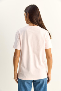 Kadın Good Day Baskılı Nakış Detaylı Relaxed Fit T-Shirt 7642 60286117 - Pudra T-SHİRT modelleri
