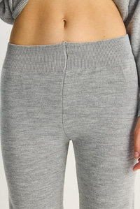 Kadın Relax Fit Kapüşonlu Hırka Yüksek Bel Pantolon Triko Takım TT251003 60283645 - Gri ALT - ÜST TAKIM modelleri
