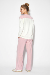 Kadın Şal Detaylı Uzun Kollu Basic T-Shirt Beli Lastikli Bol Pantolon Alt-Üst Modal Takım 4126 60286249 - Pembe ALT - ÜST TAKIM modelleri