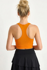 Kadın Sporcu Crop Atlet 60251252 - turuncu BLUZ modelleri