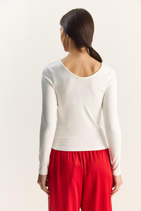 Kadın Ultra Soft U Yaka Bluz 122 60283831 - Beyaz BLUZ modelleri