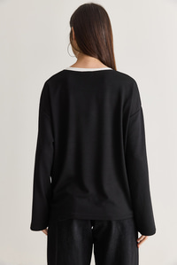 Kadın Wild Baskılı Bisiklet Yaka Oversize Uzun Kollu Sweatshirt 2392 60286691 - Siyah SWEATSHİRT modelleri