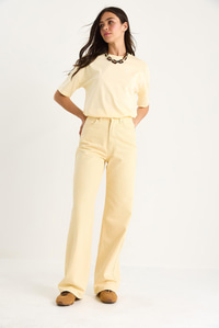 Kadın Yüksek Bel Straight Denim Pantolon 1071 60283420 - Mango