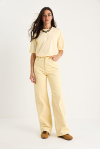 Kadın Yüksek Bel Straight Denim Pantolon 1071 60283420 - Mango