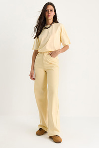Kadın Yüksek Bel Straight Denim Pantolon 1071 60283420 - Mango