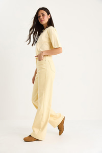 Kadın Yüksek Bel Straight Denim Pantolon 1071 60283420 - Mango