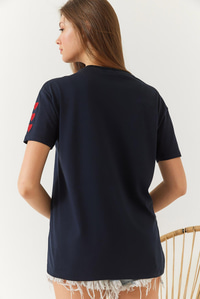 Kalp Nakışlı Tshirt 60602008 - Lacivert