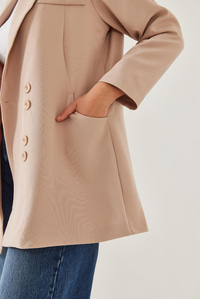 Kruvaze Blazer Ceket MBMS045 60501045 - Ekru