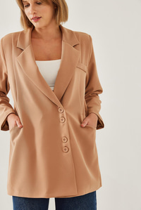 Kruvaze Blazer Ceket MBMS045 60501045 - Vizon