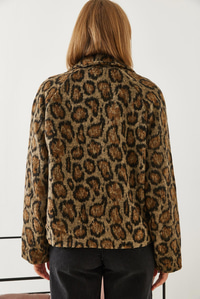 Leopar Desenli Mont 38143 60351154 - Siyah-Camel