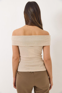 Madonna Yaka Fitilli Basic Bluz 60284012 - Taş
