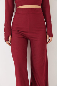 Ottoman Parmak Geçirmeli Alt-Üst Takım 60284014 - Bordo