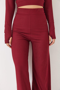 Ottoman Parmak Geçirmeli Alt-Üst Takım 60284014 - Bordo