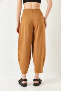 Rahat Dokuma Şalvar Pantolon 80073 60271059 - Camel
