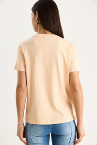 Teddy Kurdele Detaylı Taşlı T-Shirt 60602035 - Yavru Ağzı