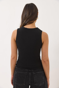 V Yaka Toka Detaylı Fitilli Bluz 60284013 - Siyah