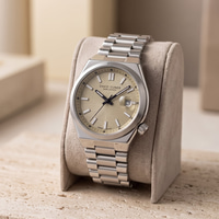 David Guner San Diego 40 mm Şampanya Kadran Çelik Erkek Saati Özel Kurma Kolu