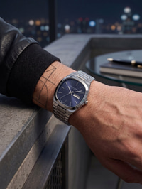 David Guner San Diego 42 mm Erkek Saat Lacivert Kadran Modern Klasik Almanca Takvimli