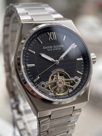 David Guner San Diego 42 mm Otomatik Siyah Kadran Çelik Erkek Kol Saati