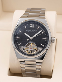David Guner San Diego 42 mm Otomatik Siyah Kadran Çelik Erkek Kol Saati
