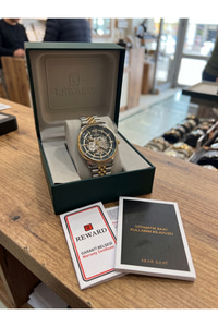Excellent Erkek Kol Saati 43 mm Otomatik Çift Renk Çelik 5 ATM