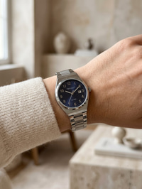 Ferrucci Milano 29 mm Lacivert Kadran Çelik Kordon Tarihli Kadın Kol Saati