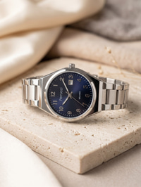 Ferrucci Milano 29 mm Lacivert Kadran Çelik Kordon Tarihli Kadın Kol Saati