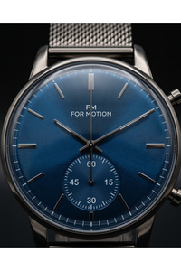 For Motion Erkek Kol Saati Lacivert Kadran Bombeli Cam 42 mm - 3 ATM