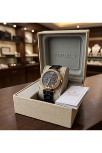 For Motion Kadın Kol Saati 33 mm Siyah Çelik Kordon Rose Gold Detay Şık Saat