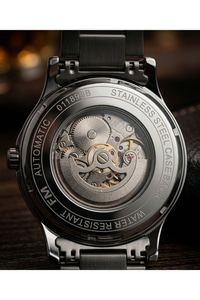 For Motion Otomatik Erkek Kol Saati 44 mm Çelik Kordon Skeleton Mekanizma – 3 ATM
