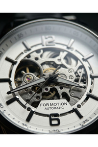 For Motion Otomatik Erkek Kol Saati 44 mm Çelik Kordon Skeleton Mekanizma – 3 ATM