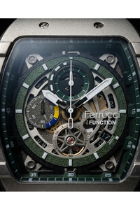 Function 45 mm Erkek Kol Saati Yeşil Silikon Kordon Büyük Kasa Spor Saat
