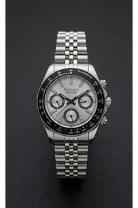 Function Erkek Kol Saati 40 mm Çelik Kordon Takvimli Multifonksiyon Quartz Saat