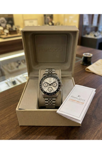 Function Erkek Kol Saati 40 mm Çelik Kordon Takvimli Multifonksiyon Quartz Saat