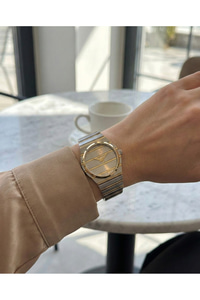 J.G. Polo Club Kadın Kol Saati Çift Renk Çelik Quartz Mineral Cam 5 ATM Su Geçirmez 31-34 mm