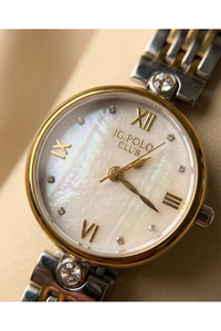 J.G. Polo Club Kadın Kol Saati Kadran Çift Renk Çelik Quartz Mineral Cam 5 ATM 26 mm