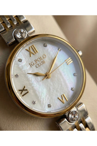 J.G. Polo Club Kadın Kol Saati Kadran Çift Renk Çelik Quartz Mineral Cam 5 ATM 26 mm